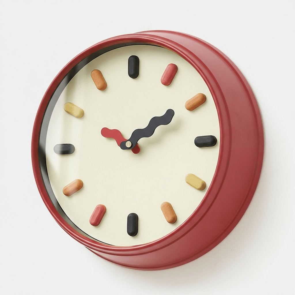 ECOCRAFT – Nordische 3D-Wanduhr mit geräuschlosem Sekundenzeiger 7
