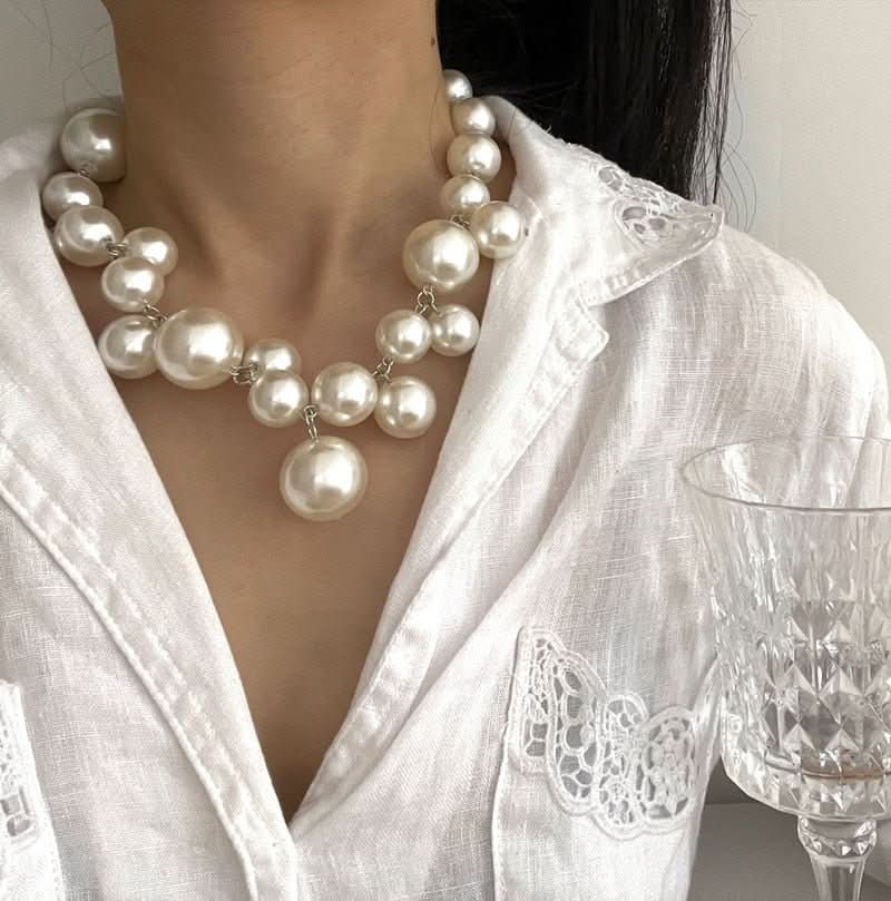 ELARA Perle Halskette – Klassische Perlenkette Für Elegante Auftritte