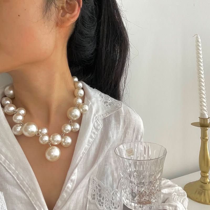 ELARA Perle Halskette – Klassische Perlenkette Für Elegante Auftritte