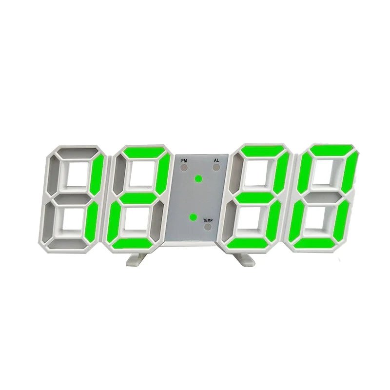 EONWAVE – Leuchtende 3D-Digitaluhr mit Sprachsteuerung und lautlosem Alarm 0