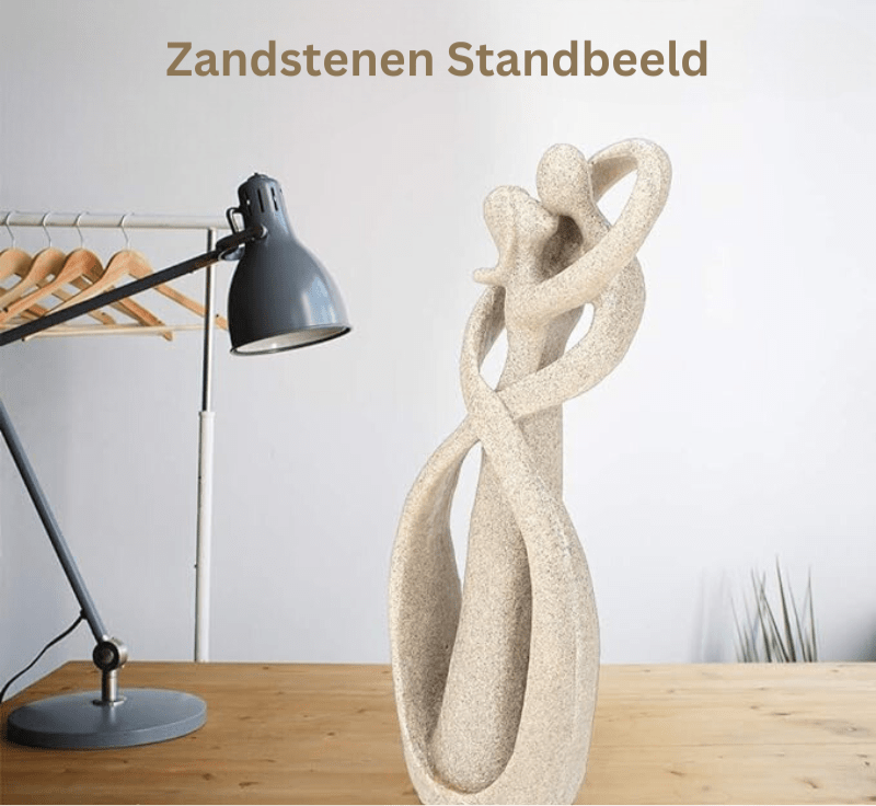 Ewige Umarmung – Abstrakte Skulptur für Liebe & Eleganz