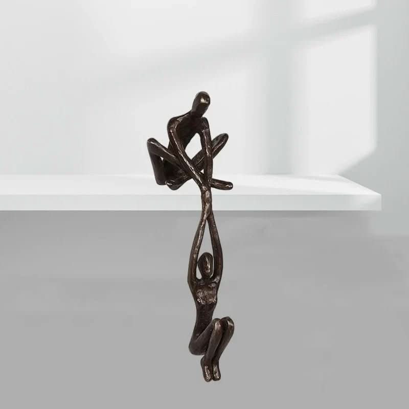 Ewigkeit Skulptur – Dekorative Harzskulptur für Liebe und Gleichgewicht