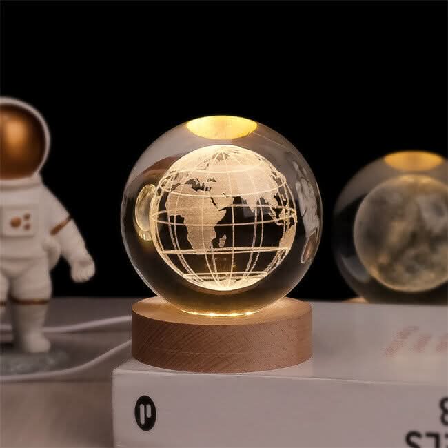 QOLA Kristallkugellampe Magische Beleuchtung Für Eleganz Und Atmosphäre