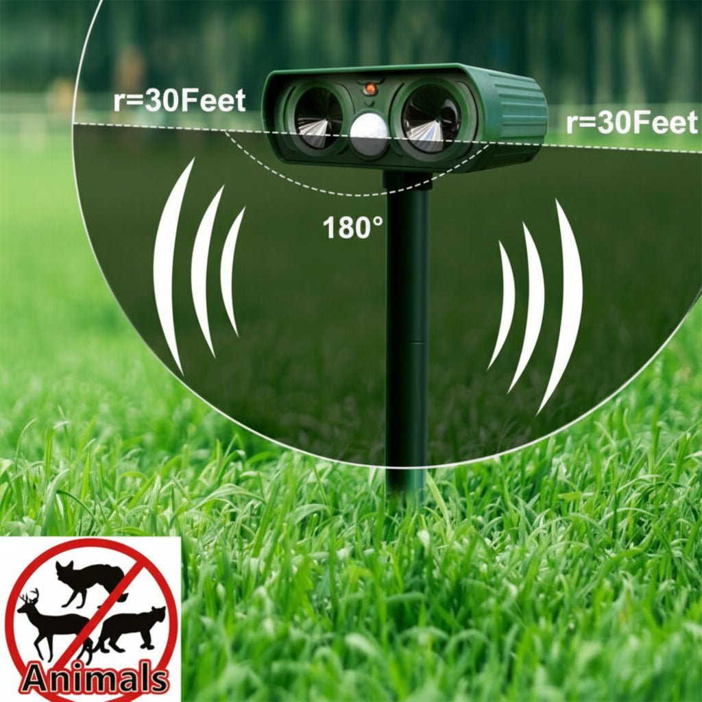 EcoGuard - Solarbetriebener Wildtiervertreiber mit Bewegungsaktivierung 3