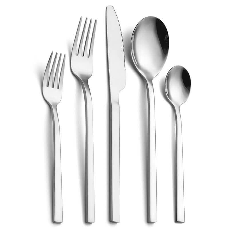 EleganzSchnitt – 30-teiliges Edelstahl Besteckset Für 6 Personen