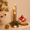 FLAMINIX – Flammenlose LED-Weihnachtskerzen mit realistischem Flackerlicht 0