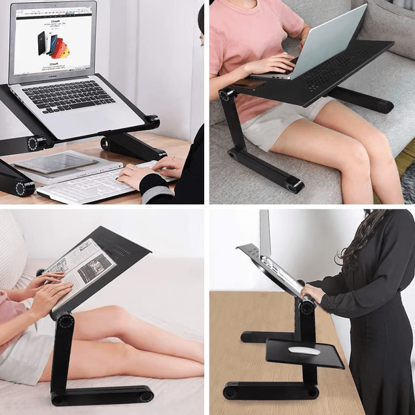 Flexständer 360 – Laptopständer – Ergonomisch Und Höhenverstellbar Für Gesunde Haltung Beim Arbeiten