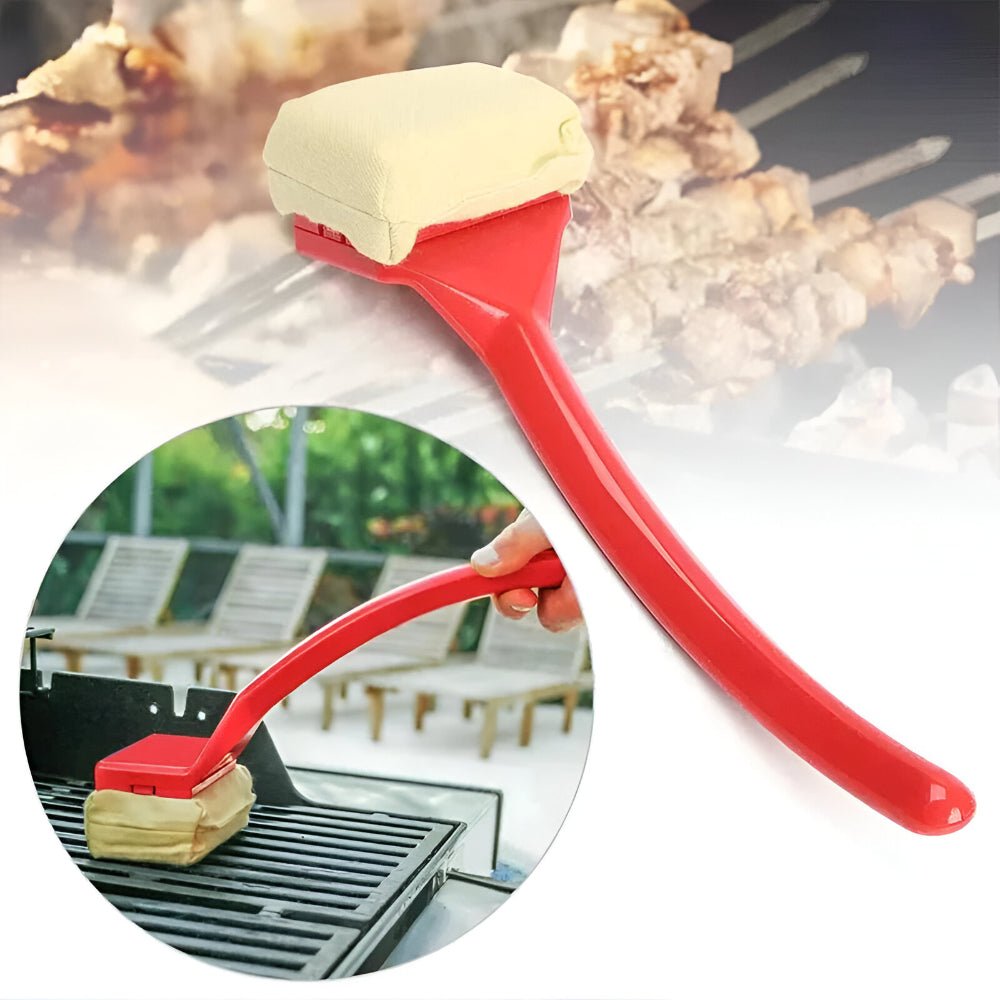 FLORACLEAN - Grillbürste mit Langem Griff für Kratzfreie Reinigung und Dampfkraft 3