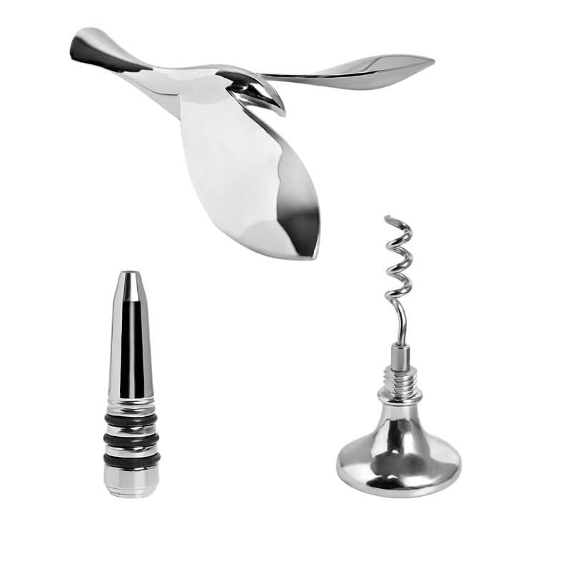Flugvogel Öffner – Balancierender Flaschenöffner in Vogeloptik aus Metall