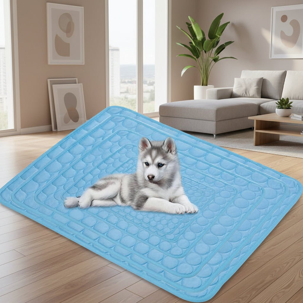FROSTYPAW – Druckaktivierte Kühlmatte für Hunde und Katzen 1