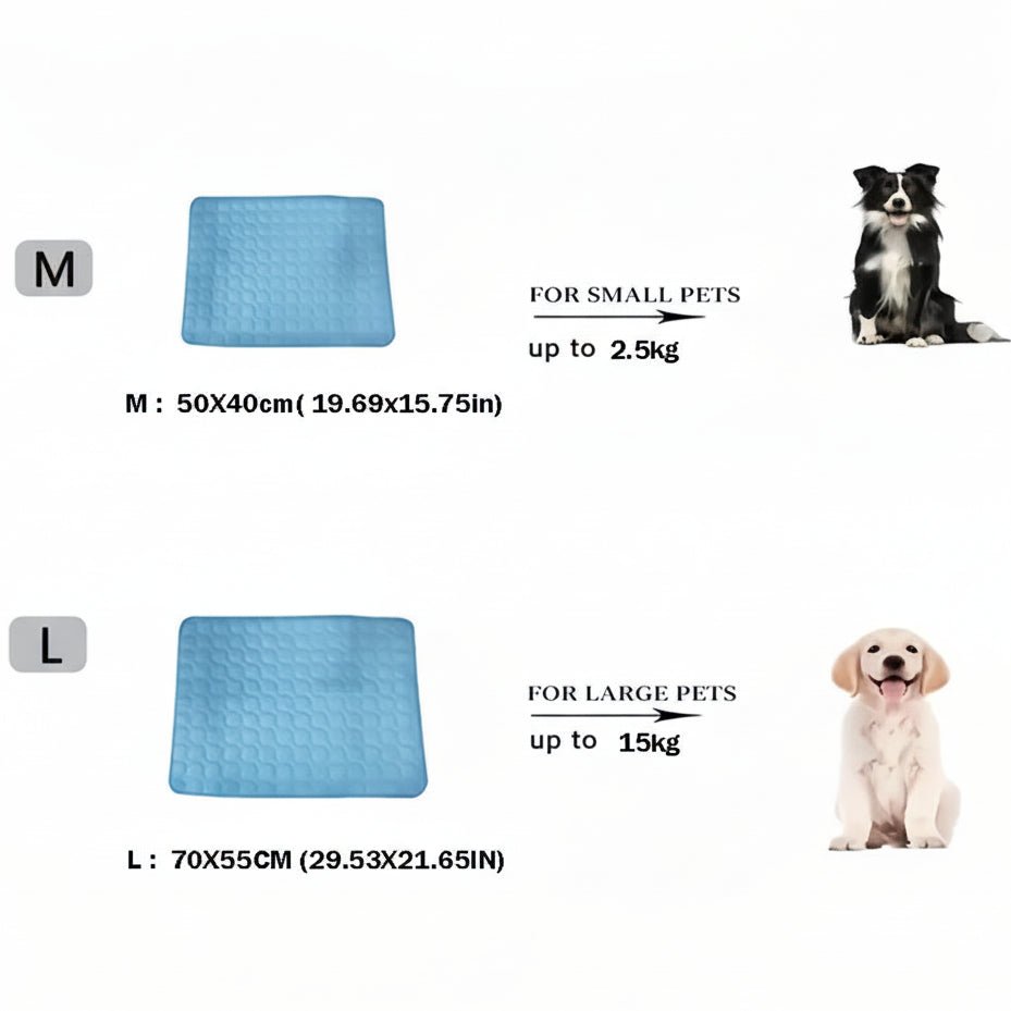 FROSTYPAW – Druckaktivierte Kühlmatte für Hunde und Katzen 6