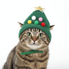 FURFEST – Weiche Weihnachtsmütze mit goldenem Rand für Hunde & Katzen 2