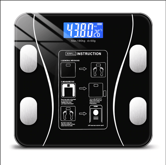 Fitscale – Intelligente Körperanalysewaage mit Anwendung & 11 Messwerten