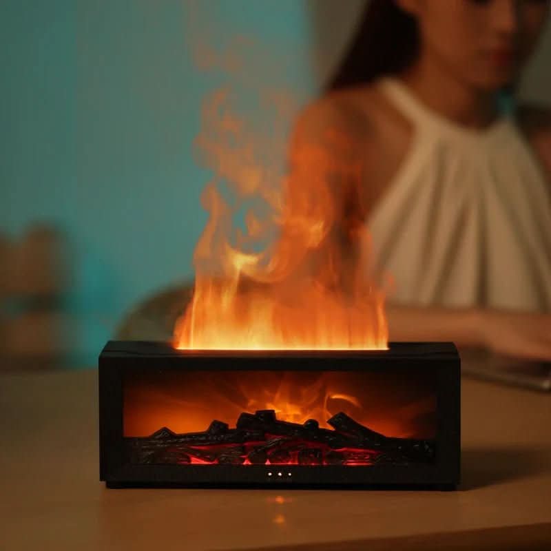 Flammennebel – Aromatherapie Luftbefeuchter Mit Flammeneffekt