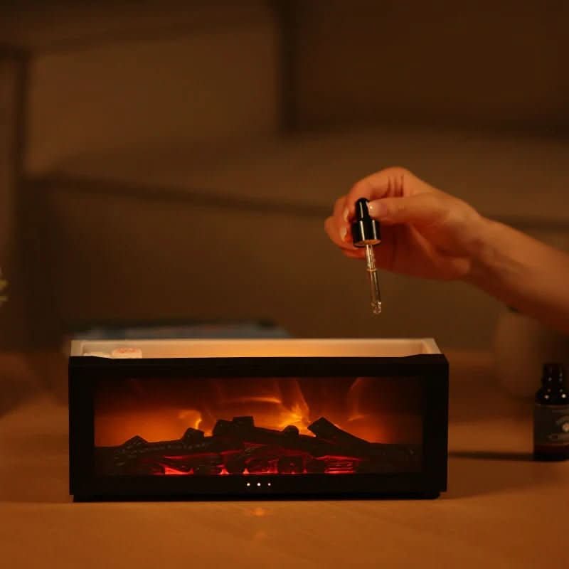 Flammennebel – Aromatherapie Luftbefeuchter Mit Flammeneffekt