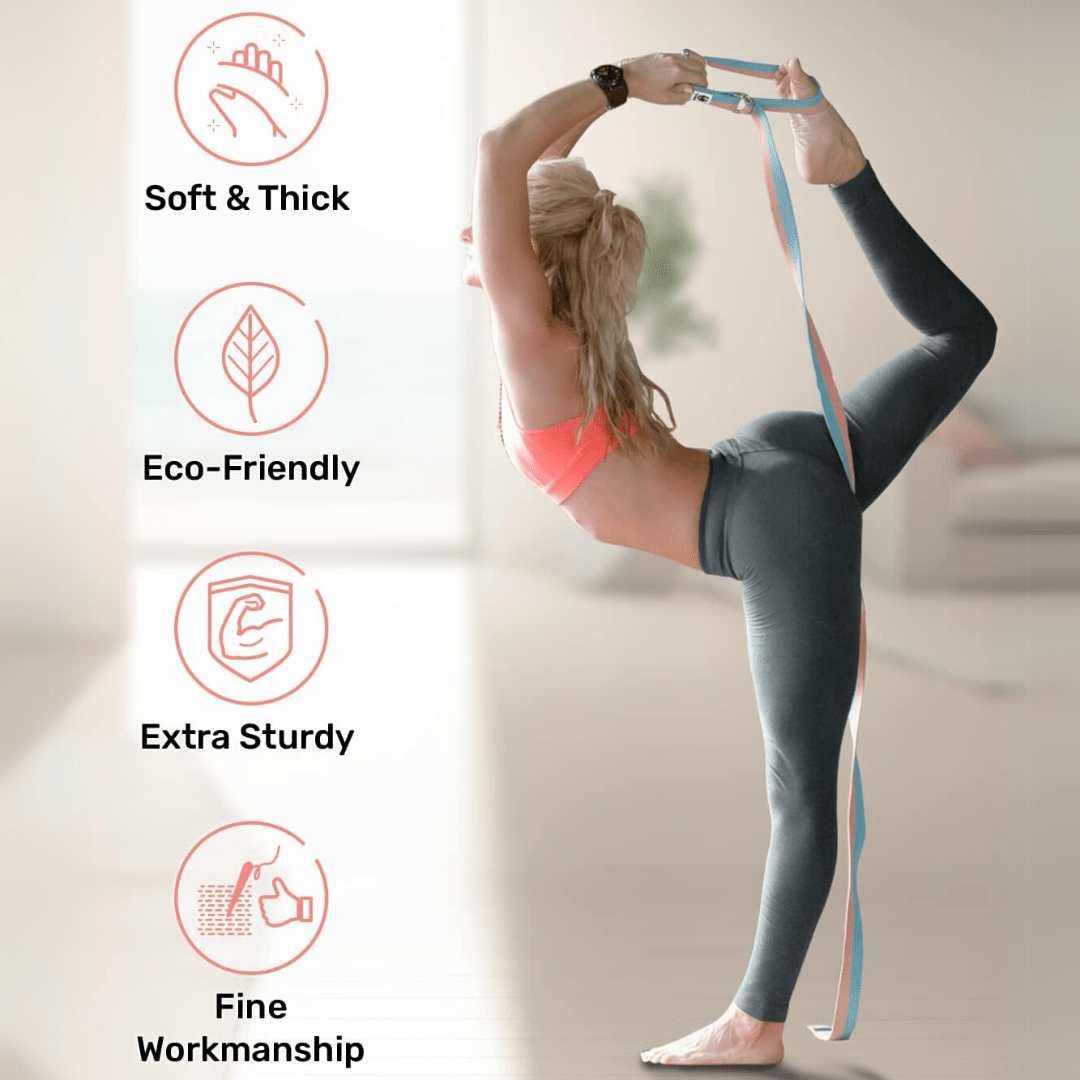 Flexfit Yoga-Band – Verstellbares Dehnband Für Yoga & Flexibilitätstraining