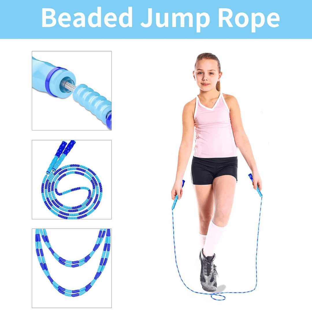 Flexirope – Verstellbares Perlen-Sprungseil Für Effektives Ausdauer-Training