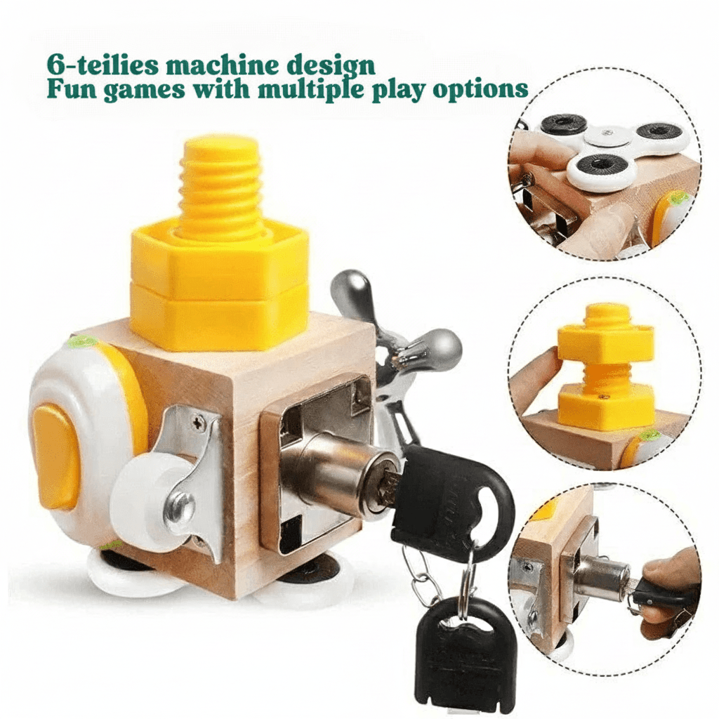 TOYCUBE – Tragbarer Lernwürfel Für Motorische Entwicklung & Spielspaß Unterwegs
