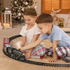 Weihnachts Zug Set – Elektrischer Weihnachtszug Mit Flexiblen Schienen & Festlichen Wagen