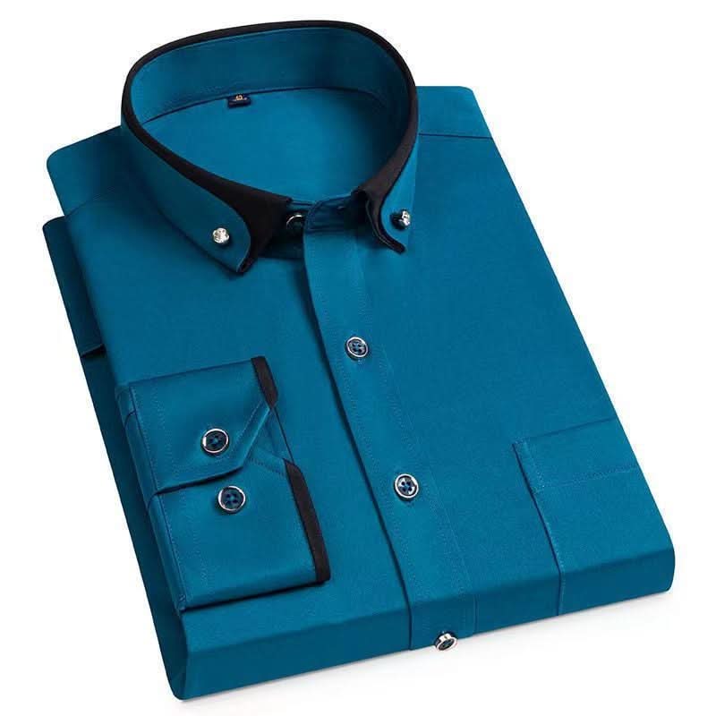 Sanftform Hemd – Elegantes Langarmhemd Für Herren Mit Komfort & Stil