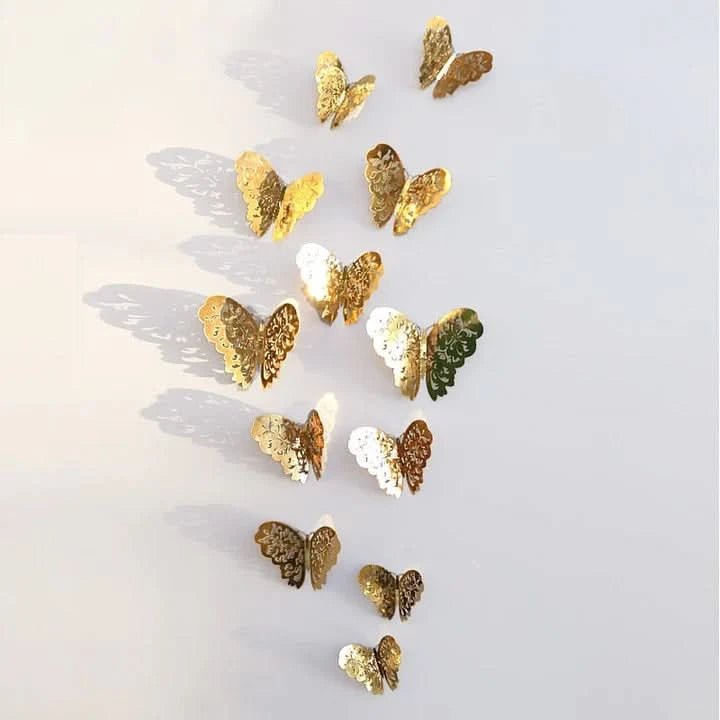 Yuki - Schicke, Raffinierte Schmetterlings-Wandkunst