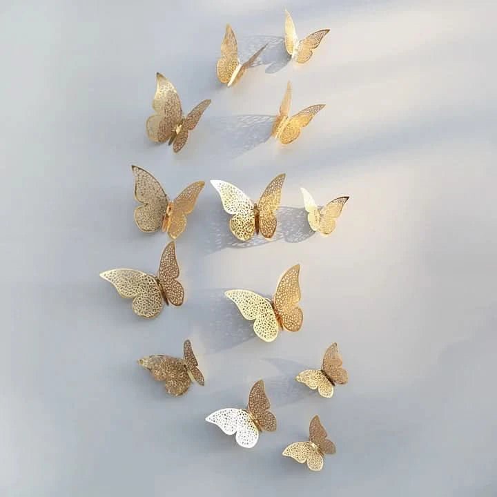 Yuki - Schicke, Raffinierte Schmetterlings-Wandkunst