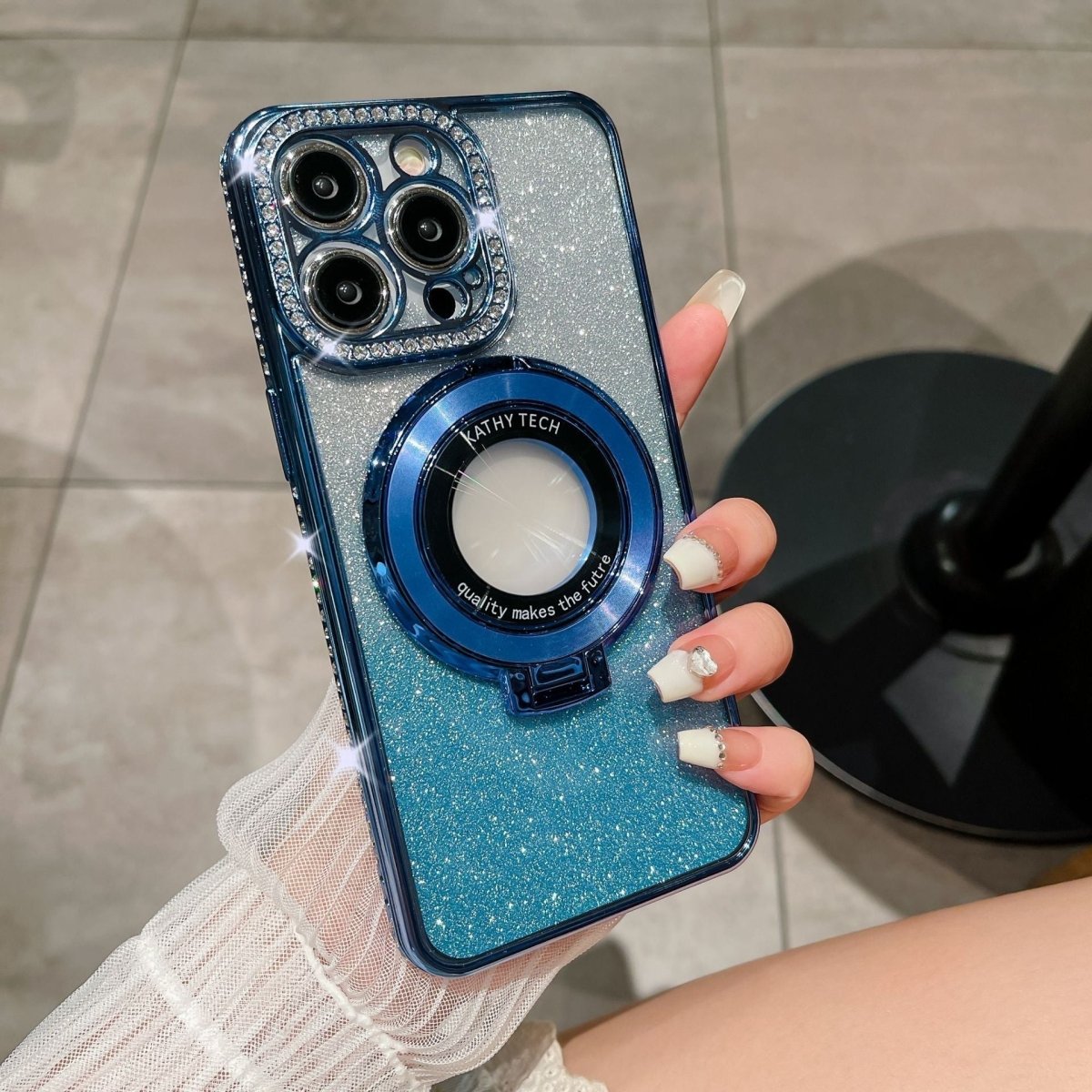 GLITTER DIAMOND – Magnetischer MagSafe Ringhalter für iPhone 6