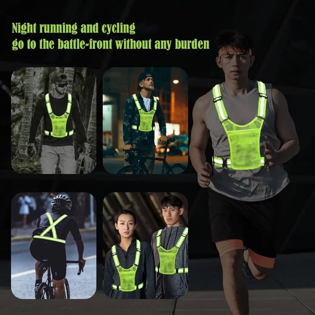 GLOSAFE – Reflektierende Sicherheitsweste für Laufen und Radfahren 2