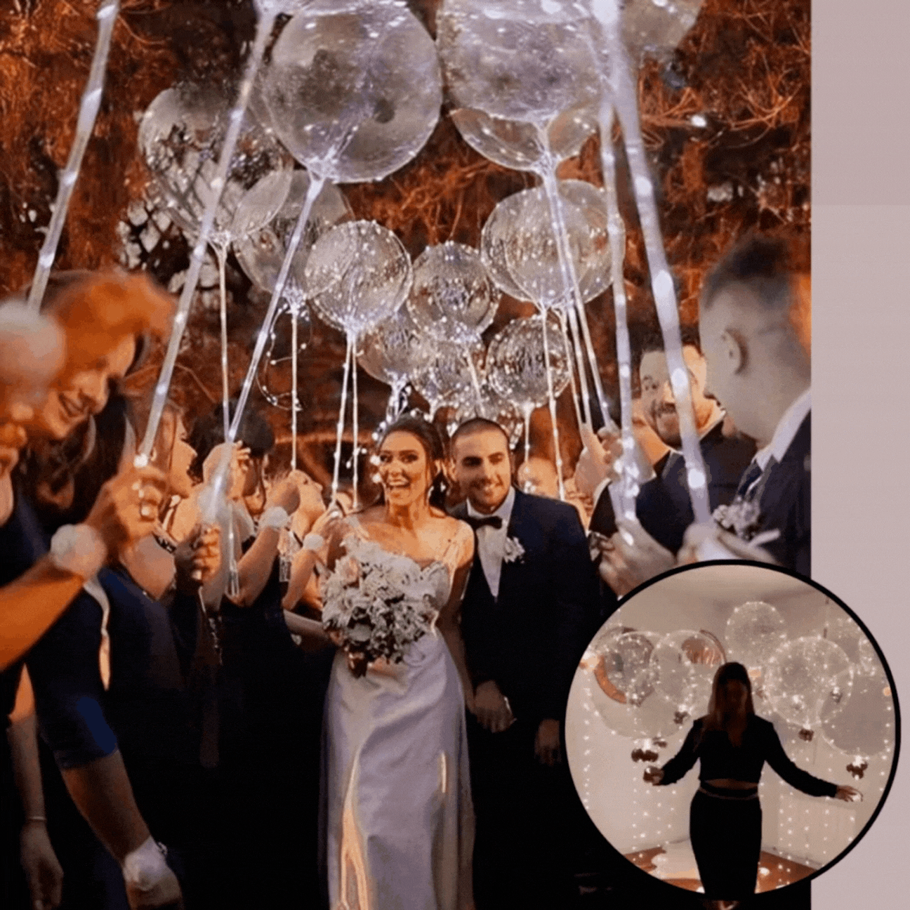 LUMORA – Wiederverwendbare LichtemittierendeDiode-Partyballons Für Leuchtende Eventdekoration