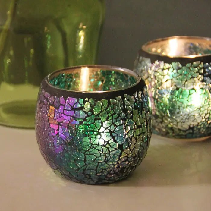 GLOWGLASS – Eleganter dekorativer Kerzenhalter aus Glas 25