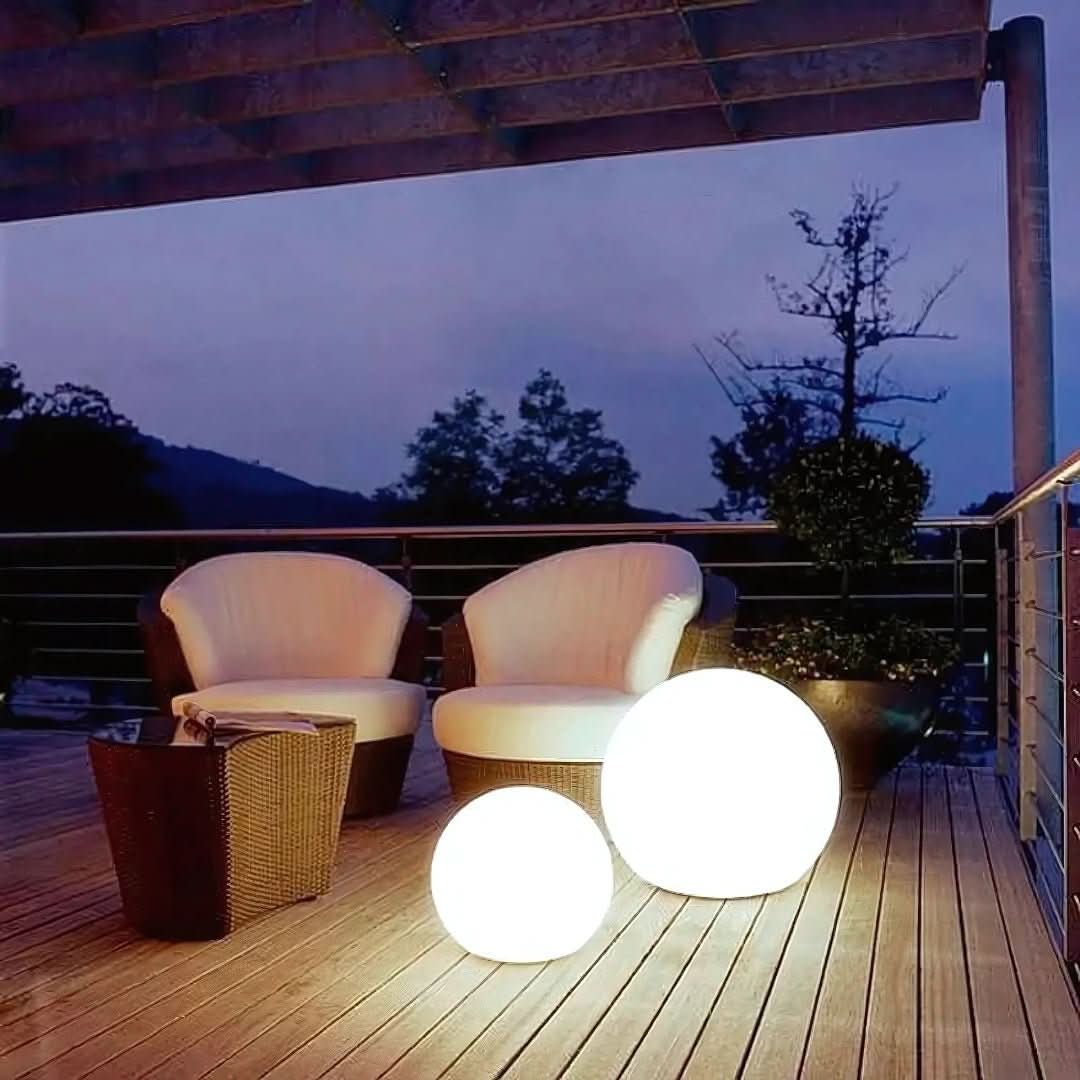 GLOWGLOBE – Lichtdiode-Leuchtkugel Mit 16 Farben Und Fernbedienung Für Drinnen Und Draußen