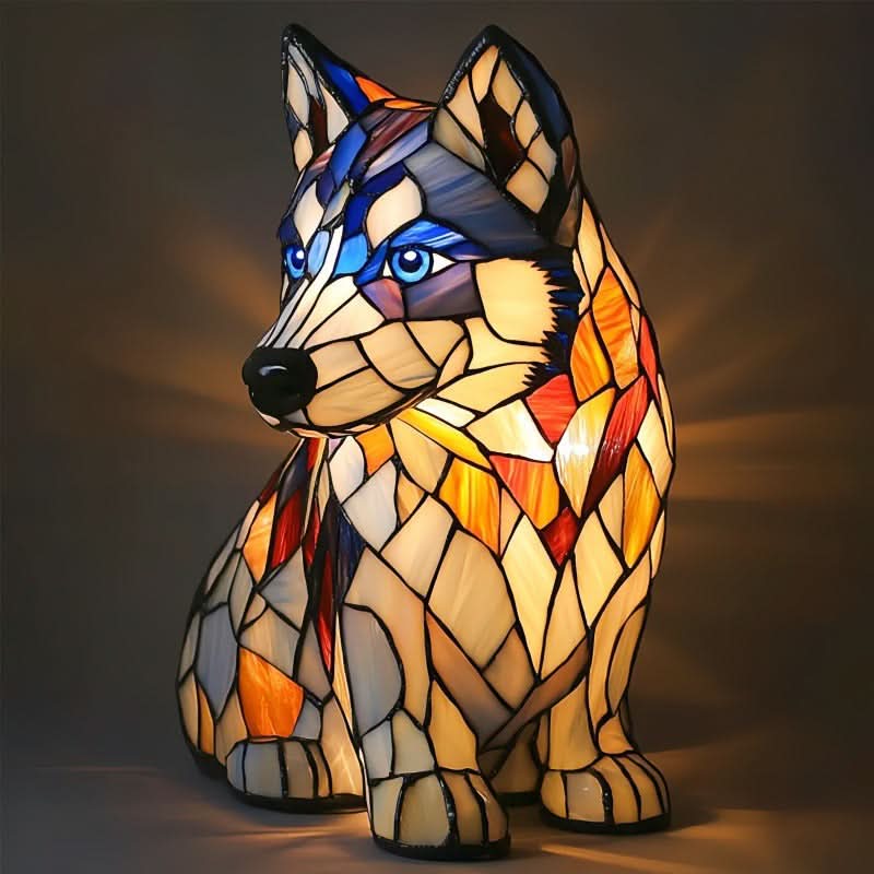 GLOWPAWS – Künstlerische LED-Nachtlampe mit Hunderassenmotiv für die Inneneinrichtung 17