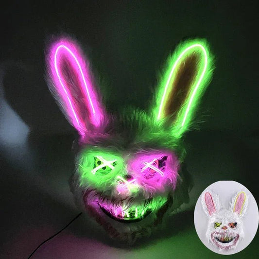 GLOWPURGE – Leuchtende LED-Maske mit Neoneffekten 0
