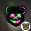 GLOWPURGE – Leuchtende LED-Maske mit Neoneffekten 1