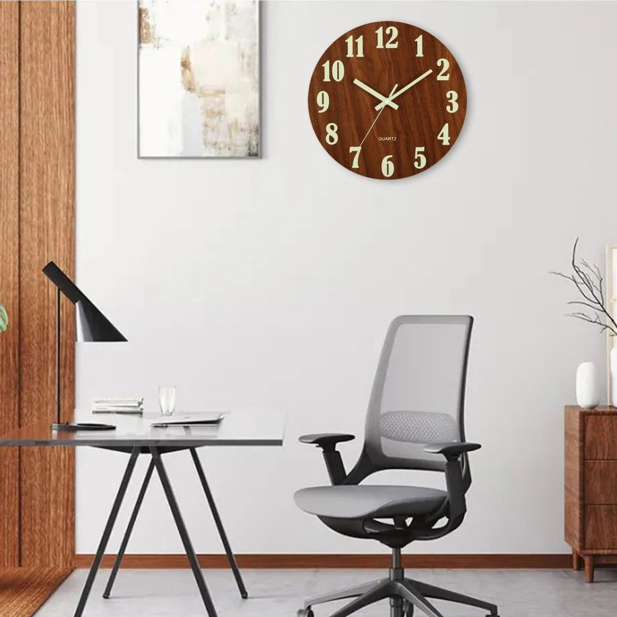 GLOWTIME – Elegante Quarzuhr mit Nachtsichtbarkeit und geräuschlosem Design 4