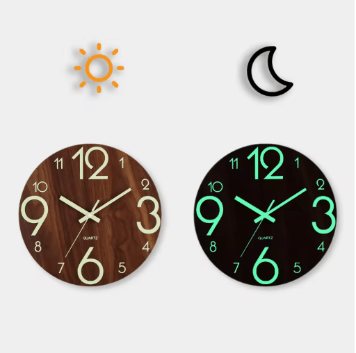 GLOWTIME – Elegante Quarzuhr mit Nachtsichtbarkeit und geräuschlosem Design 5