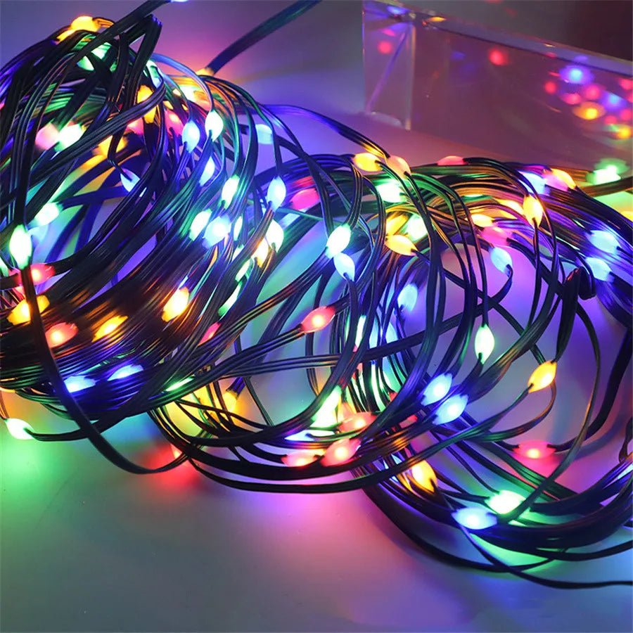 GLOWVINE – Warme LED-Lichterkette für die Gartendekoration im Freien 3