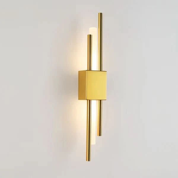 Eleri Lampe Gold-Schwarz Oberfläche Moderne Wandleuchte Raffiniertes Ambiente