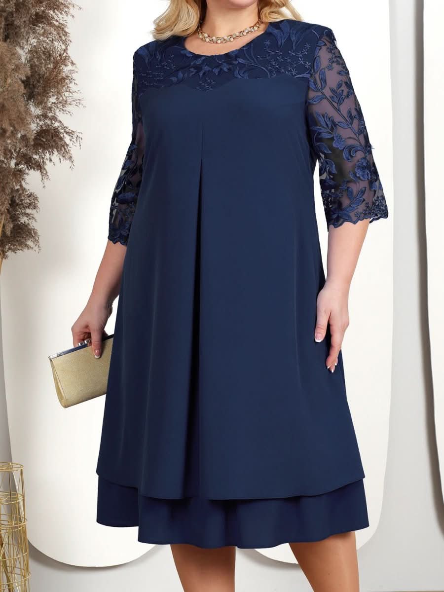 Gnade Gala Kleid – Besticktes Kleid in Übergröße für Elegante Auftritte