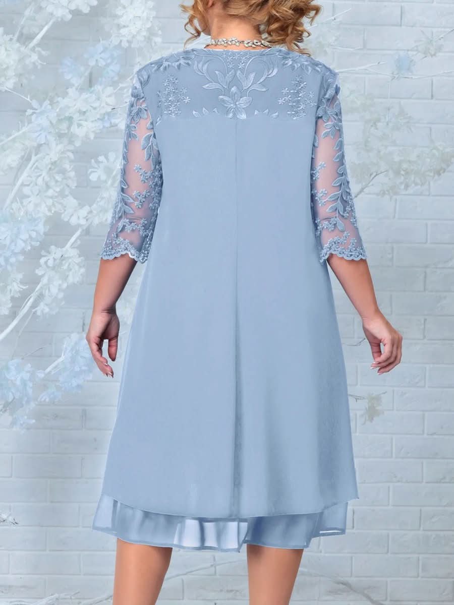 Gnade Gala Kleid – Besticktes Kleid in Übergröße für Elegante Auftritte