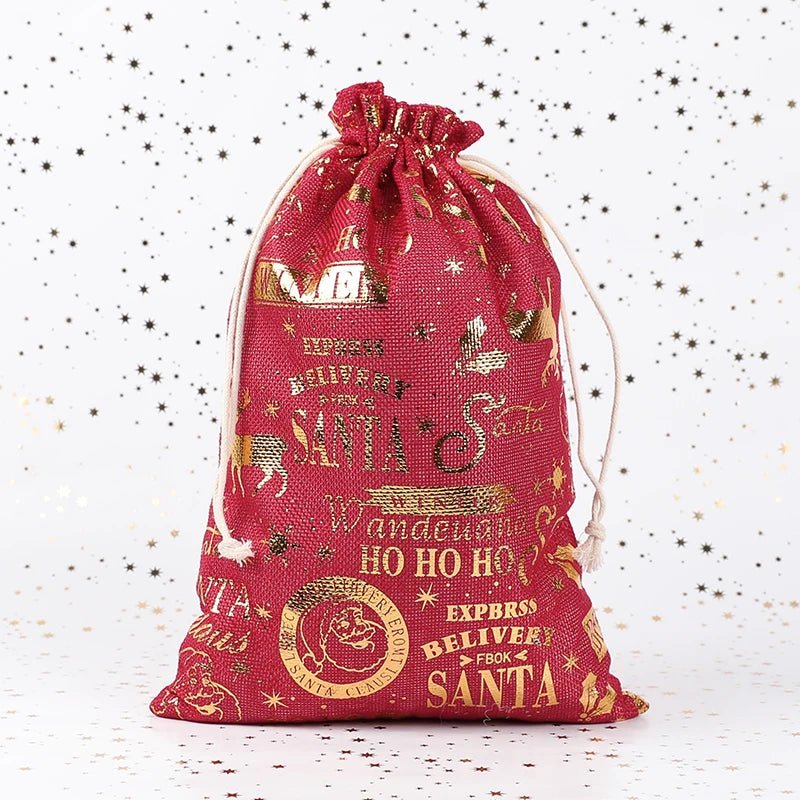 GREENBLOOM – Öko-Jute-Geschenktüten für natürlichen Weihnachtszauber 7