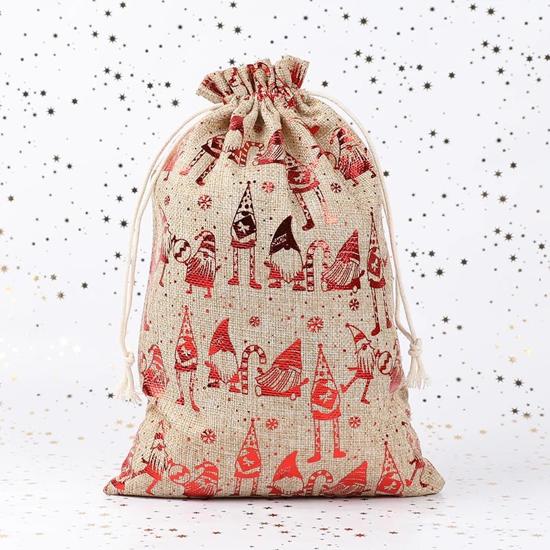 GREENBLOOM – Öko-Jute-Geschenktüten für natürlichen Weihnachtszauber 8