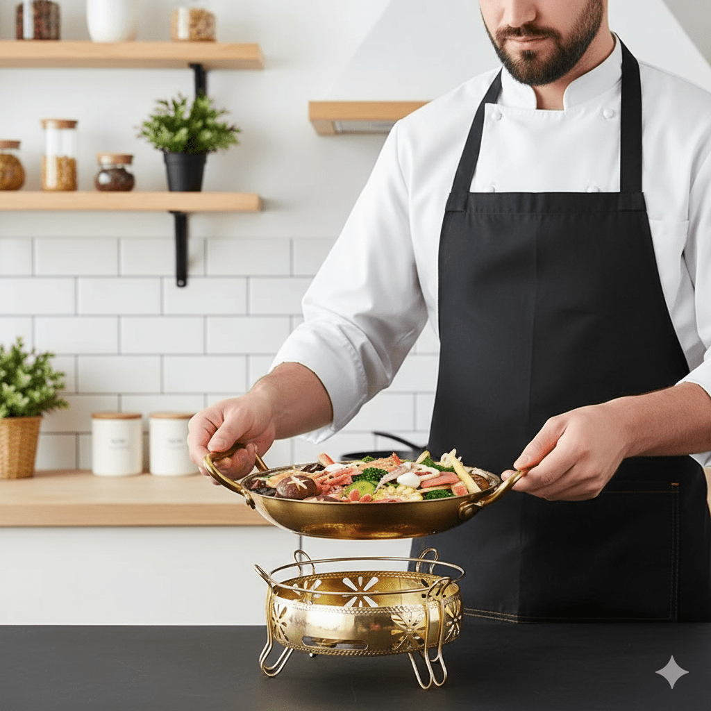STEELCHEF – Hammerschlag-Edelstahltopf für Pfannen, Saucen & Vielseitiges Kochen