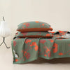 GinkgoSteppdecke – Baumwoll Bettwäsche Set Mit Botanischem Design