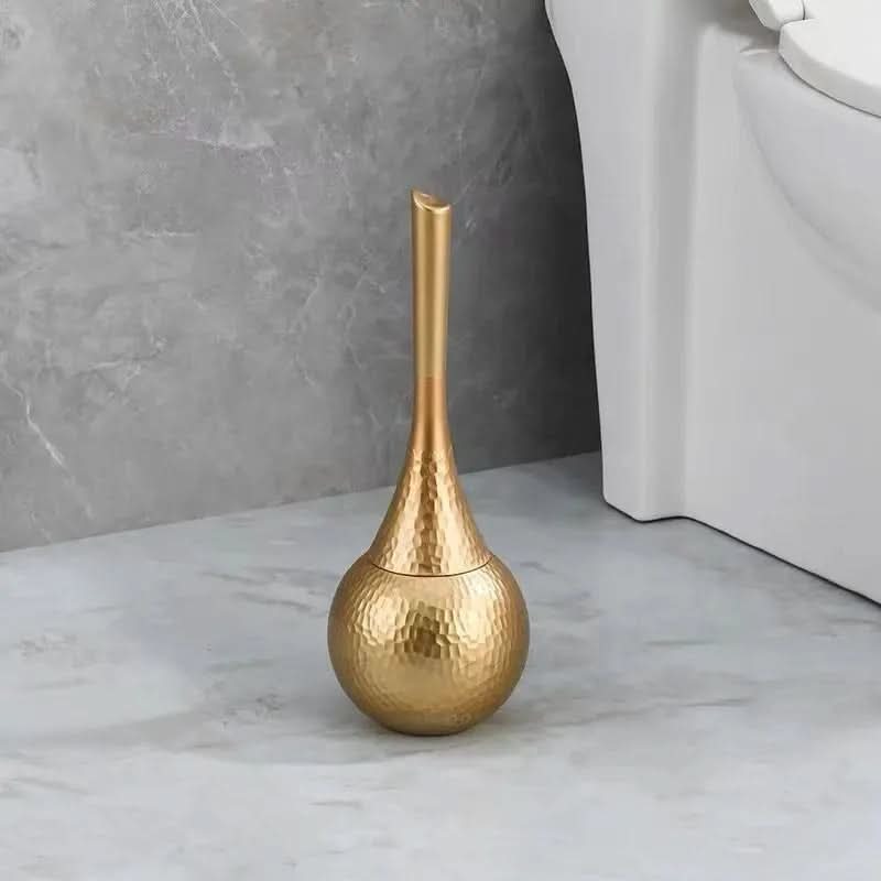 GoldenLuxe Toilettenbürste | Luxuriöses Badezimmer-Accessoire | Modernes Golddesign | Hygienisches Reinigungswerkzeug 8