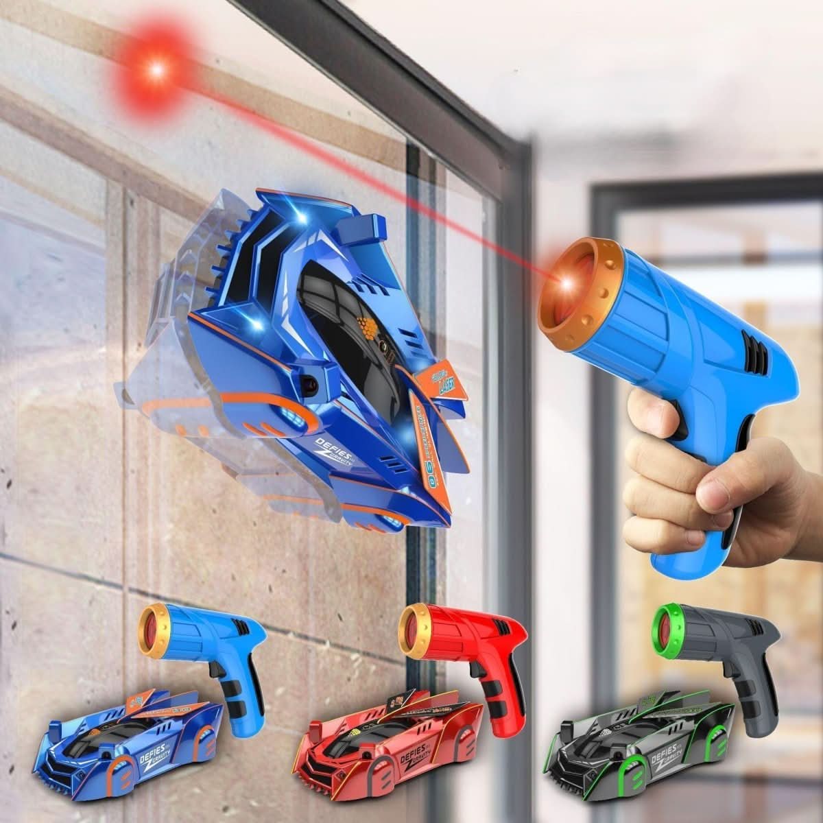 GravitationRaser – Laser-gesteuertes Wandkletter RC Auto