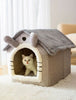 FlauschigesZuhause – Gemütliches Tierhaus Für Kleine Hunde & Katzen Bis 4 kg