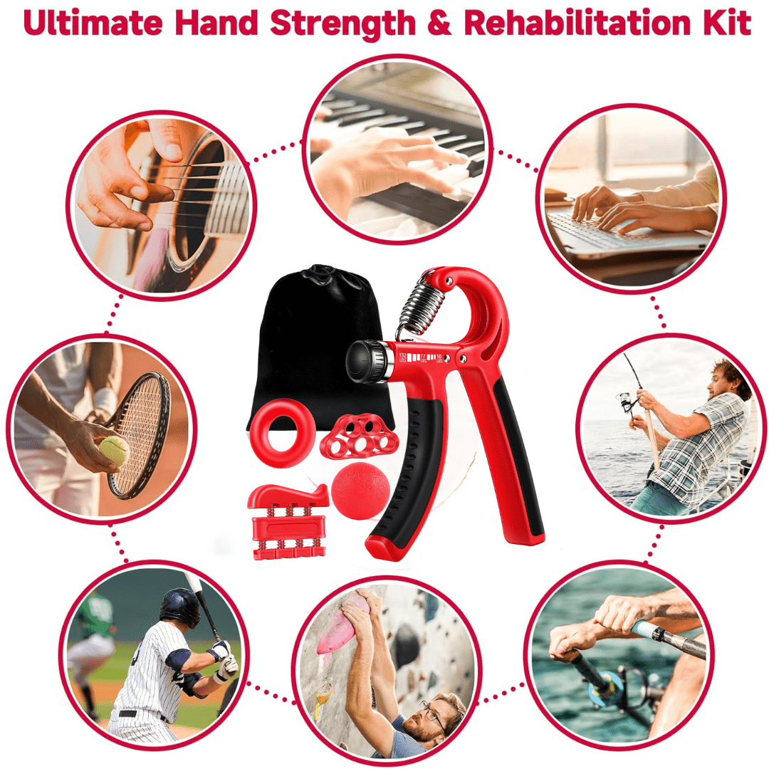Griffmeister – Verstellbares Handverstärker-Set Für Griffkraft & Unterarmtraining