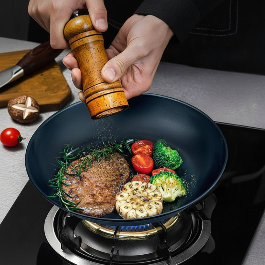 IRONVERA – Aluminium-Pfanne mit Antihaftbeschichtung für gesundes Kochen