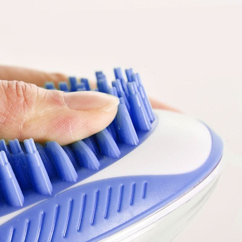 ZORROPET – 2-in-1 Massagebürste Mit Seifenspender Für Entspannte Hundepflege